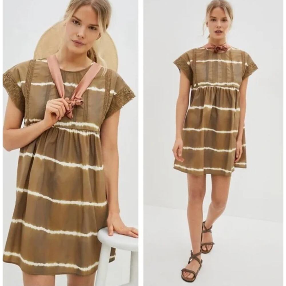 Anthropologie Brigid Corey lynn calter babydoll dress XS